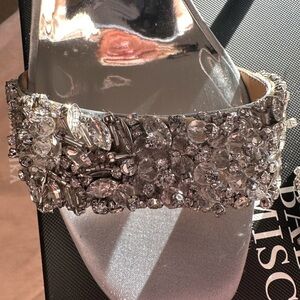 Badgley Mischka “Rider” Whisper Blue Stilettos - 9.5 IOB